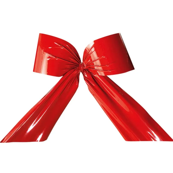 Xxl Weihnachtsdeko^DecoWoerner Dekoschleife Für Aussen, 100 Cm, B1 rot