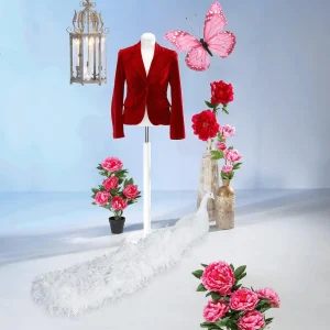 Frühlingsdeko^DecoWoerner Deko-Schmetterling Pink, 80 Cm rosa