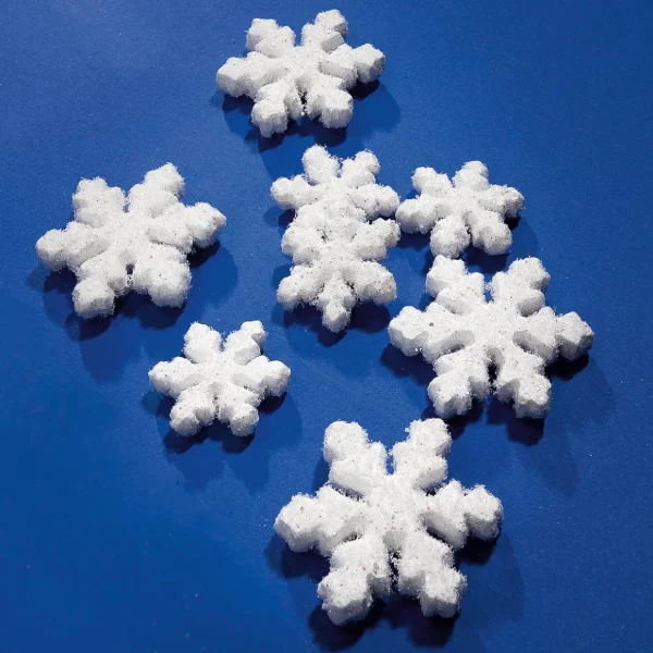 Streudeko | Winterdeko^DecoWoerner Deko-Schneeflocken 30 Stück weiß