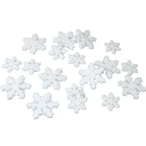 Streudeko | Winterdeko^DecoWoerner Deko-Schneeflocken 30 Stück weiß