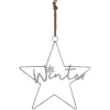 Weihnachtssterne^DecoWoerner Dekostern Antikmetall 40 Cm silber