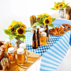 Stoffe^DecoWoerner Dekostoff “Bayern“ 150 Cm Breit blau