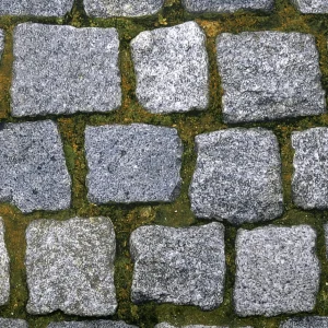 Stoffe^DecoWoerner Dekostoff “Kopfstein“ 150 Cm Breit Grau