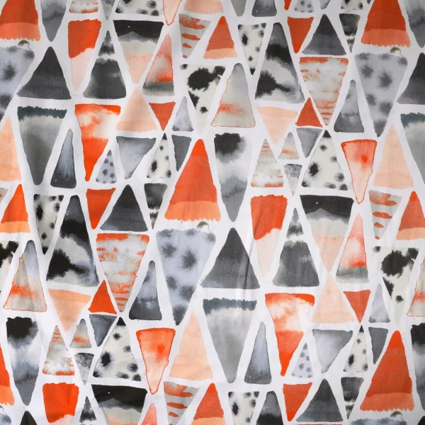 Stoffe^DecoWoerner Dekostoff “Triangle" Dreiecke 140 Cm Breit mehrfarbig