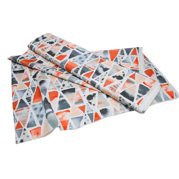 Stoffe^DecoWoerner Dekostoff “Triangle" Dreiecke 140 Cm Breit mehrfarbig