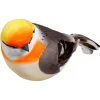 Dekotiere | Frühlingsdeko^DecoWoerner Dekovogel Grau Orange 19 Cm mehrfarbig