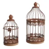 Frühlingsdeko^DecoWoerner Deko-Vogelkäfige In Rost-Optik, 35 Cm braun