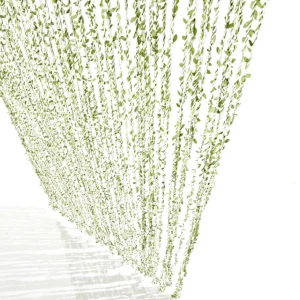 Sommerdeko^DecoWoerner Dekovorhang "Nature" 200 Cm grün