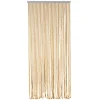 Sommerdeko^DecoWoerner Dekovorhang "Seile" 200 Cm Beige