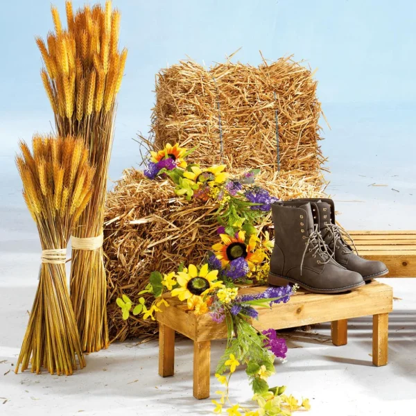 Herbstdeko | Dekogras^DecoWoerner Deko-Weizenbündel 90 Cm gelb