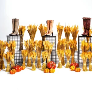 Herbstdeko | Dekogras^DecoWoerner Deko-Weizenbündel 90 Cm gelb