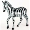 Dekotiere^DecoWoerner Deko-Zebra 190 Cm Lang, Silber Schwarz mehrfarbig
