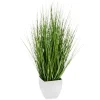 Zimmerpflanzen | Dekogras^DecoWoerner Deko-Zebragras Im Weißen Topf 78 Cm grün