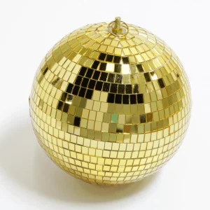 Themen-Deko^DecoWoerner Discokugel , 20 Cm Ø gold