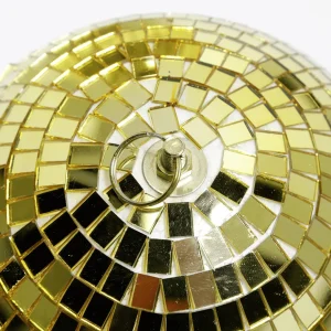Themen-Deko^DecoWoerner Discokugel , 20 Cm Ø gold