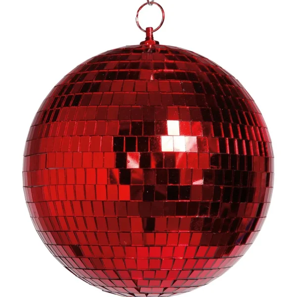 Themen-Deko^DecoWoerner Discokugel , 30 Cm Ø rot