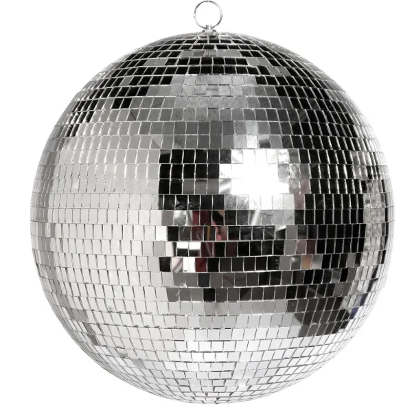 Themen-Deko^DecoWoerner Discokugel , 40 Cm Ø silber
