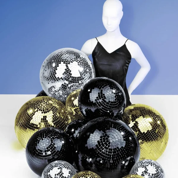Themen-Deko^DecoWoerner Discokugel , 20 Cm Ø silber