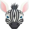 Sommerdeko^DecoWoerner Display-Hänger "Zebra" 82 Cm Lang schwarz