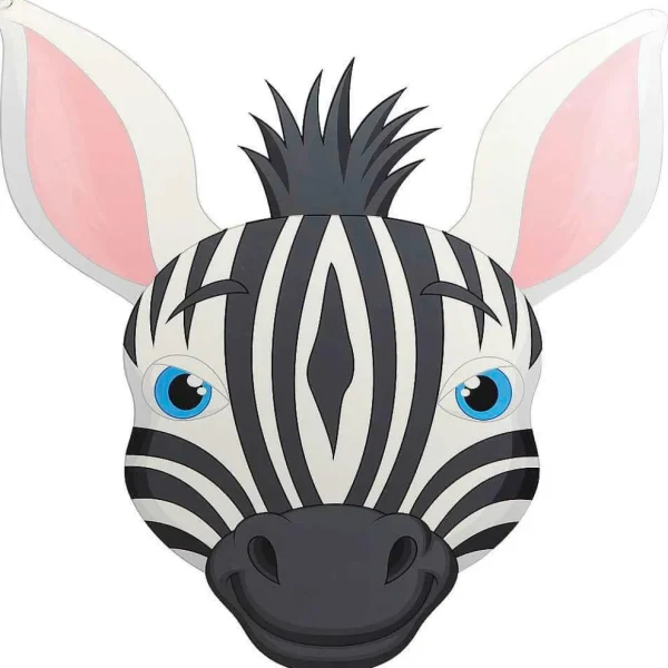 Sommerdeko^DecoWoerner Display-Hänger "Zebra" 82 Cm Lang schwarz