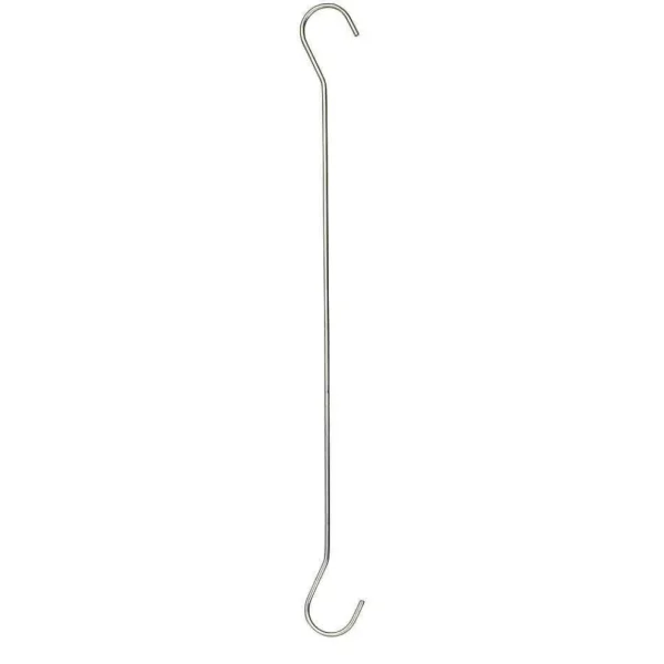 Dekorationshilfen & Werkzeug^DecoWoerner Doppel Universalhaken, 25 Cm Lang, 25 Stück silber