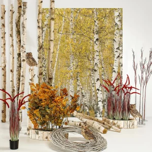 Herbstdeko | Äste & Zweige^DecoWoerner Echte Buchenzweige, Gelb - Orange 80 Cm braun