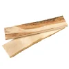 Naturdeko | Herbstdeko^DecoWoerner Eichen Schwartenbrett 50 X 12-15cm, 2 Stück braun