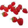 Obst & Früchte^DecoWoerner Erdbeeren Lebensmittel-Attrappen, 12 Stück rot