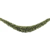 Weihnachtsgirlanden^DecoWoerner Facongirlande Standard Mit LED, 270 Cm, 35 Cm Ø grün