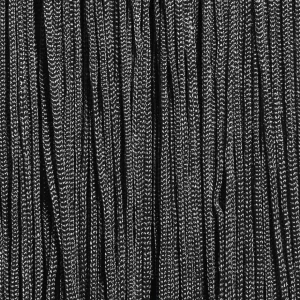 Themen-Deko^DecoWoerner Fadenvorhang , 200 X 90 Cm schwarz