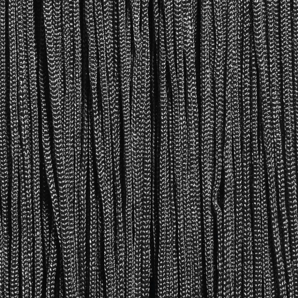 Themen-Deko^DecoWoerner Fadenvorhang , 200 X 90 Cm schwarz