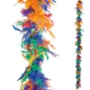 Themen-Deko^DecoWoerner Federboa, Bunt, 180 Cm mehrfarbig