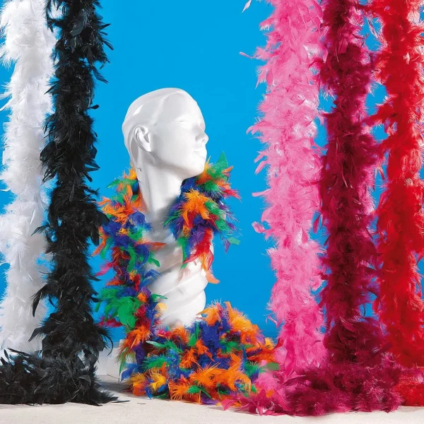Themen-Deko^DecoWoerner Federboa, , 180 Cm rosa
