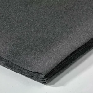 Stoffe^DecoWoerner Filz Stoff, Dunkel, 1,5 Mm, 180 Cm Grau