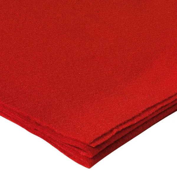 Stoffe^DecoWoerner Filz Stoff, , 1,5 Mm, 180 Cm rot