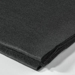 Stoffe^DecoWoerner Filz Stoff, , 1,5 Mm, 180 Cm schwarz
