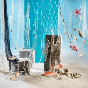 Sommerdeko^DecoWoerner Fischernetz 200 X 250 Cm blau