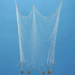 Sommerdeko^DecoWoerner Fischernetz Mit Schwimmern 150 X 100 Cm braun