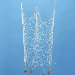 Sommerdeko^DecoWoerner Fischernetz Mit Schwimmern 150 X 100 Cm braun