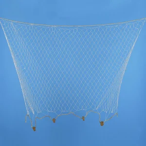 Sommerdeko^DecoWoerner Fischernetz Mit Schwimmern 150 X 100 Cm braun