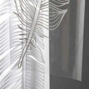 Themen-Deko | Themen-Banner^DecoWoerner Folien-Banner Feder, 139 Cm Lang transparent