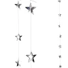 Weihnachtssterne^DecoWoerner Folien-Sternenkette 15 Cm Ø, 200 Cm silber