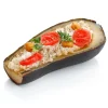 Gerichte & Fast-Food | Gemüse & Kräuter^DecoWoerner Gefüllte Halbierte Aubergine Lebensmittel-Attrappe 15 Cm violett
