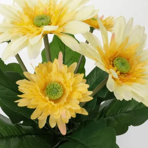 Kunstblumen^DecoWoerner Gerbera-Kunstblume Im Topf , 30 Cm gelb