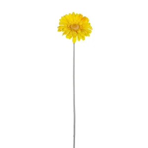 Kunstblumen^DecoWoerner Gerbera-Kunstblumen , Pack à 2 Stück gelb