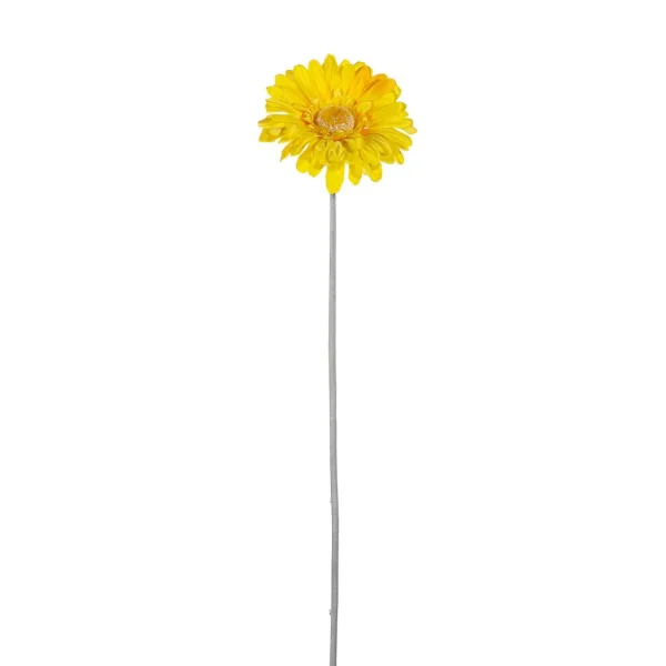 Kunstblumen^DecoWoerner Gerbera-Kunstblumen , Pack à 2 Stück gelb