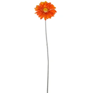 Kunstblumen^DecoWoerner Gerbera-Kunstblumen , Pack á 2 Stück orange