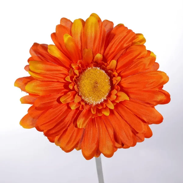Kunstblumen^DecoWoerner Gerbera-Kunstblumen , Pack á 2 Stück orange