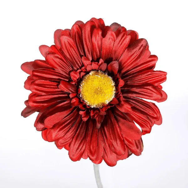 Kunstblumen^DecoWoerner Gerbera-Kunstblumen , Pack à 2 Stück rot