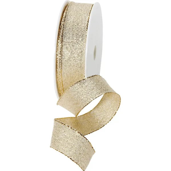Geschenkband^DecoWoerner Geschenkband "Glamour" 25 Mm X 20 M gold